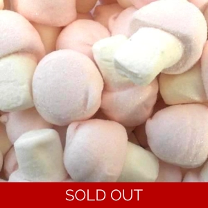 Trolli Mallow Mushrooms Foamy Strawberry Flavoured Marshmallows